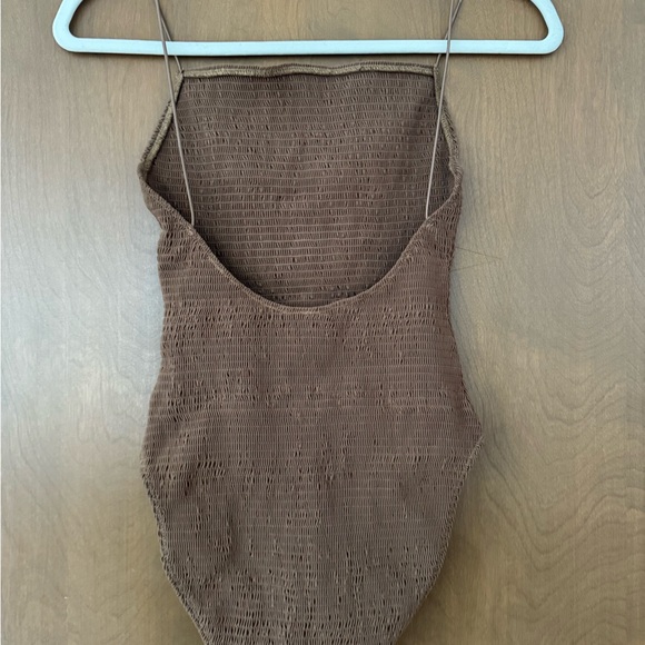 Toteme Brown One Piece Swimsuit - Picture 4 of 6